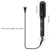 Hair Straightener Brush Electric Hair Straightener Comb Hot Comb for Women Hot Comb with 5 Heating Levels Wide Voltage Range Black