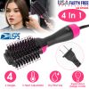 Hot Hair Brush 4 In 1 Hair Dryer Volumizer Brush Dryer Comb For Straightening Curling Drying