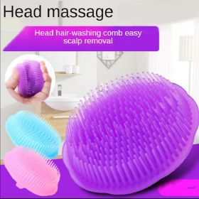 2pcs Silicone Head/Scalp Massager. Hair Washing Shower Brush