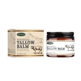 Wood Sleep Whipped Tallow Balm, Moisturizing and Smoothing Face and Body Care Cream