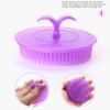 2pcs Silicone Head/Scalp Massager. Hair Washing Shower Brush