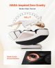 VEVOR Full Body Massage Chair, 3D Zero Gravity Recliner with SL Track, 18 Auto Modes, Heat, Foot Rollers, Armrest Control, LCD Display, 36 Airbags