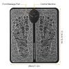 EMS Foot Massage Pad, Electric Stimulator Massager Unit Leg Muscle Pain, Relaxation. Foldable Massage Mat