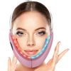 Microcurrent IPL face-lifting instrument. Infrared heat therapy with Red and Blue Light. Hot Compress lift V-shaped face-lift.