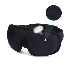 3D Sleeping Mask. Blocks Out Light, Soft Padded Sleep Mask (Color: Red)