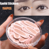 Eyelid Stickers, Mesh Breathable Natural Double Eyelid Tape for Big Eyes and Lift. Beige Strips Non-marking Self-adhesive.