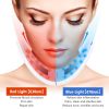Microcurrent IPL face-lifting instrument. Infrared heat therapy with Red and Blue Light. Hot Compress lift V-shaped face-lift.
