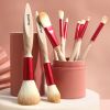 MAANGE 10 PCs Makeup Brush Set. Eyebrow Brush, Foundation Brush and More Multifunctional Brushes